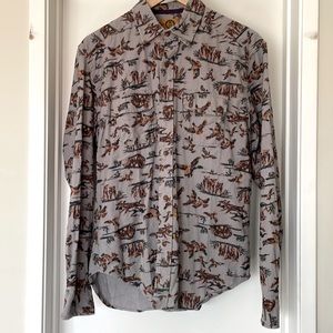 Mens Button Up Long-sleeve